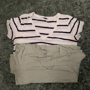 Set of two: Madewell pocket t's Size M